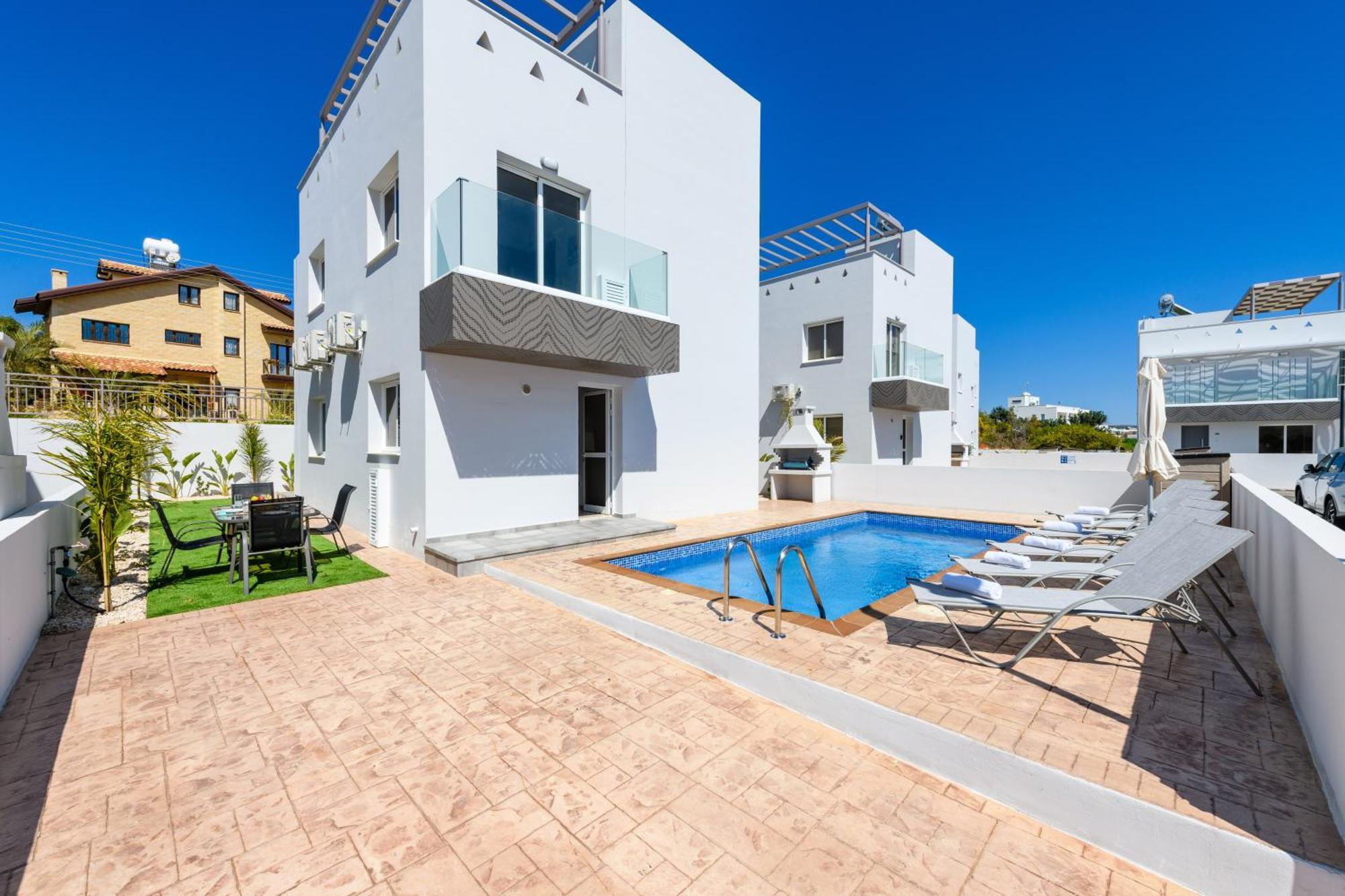 Nissini Villa #4 Ajía Nápa Eksteriør bilde